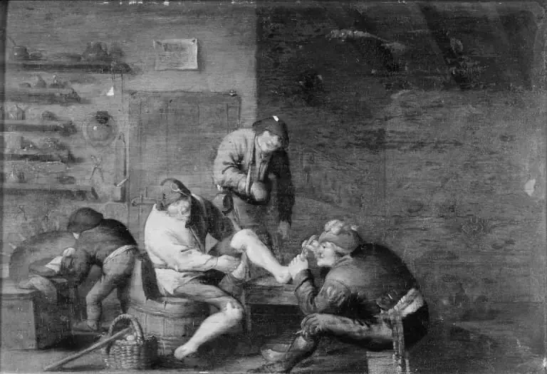 At the Surgeon, by Isaac van Ostade