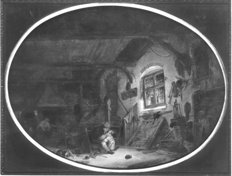 Cottage Interior, by Isaac van Ostade