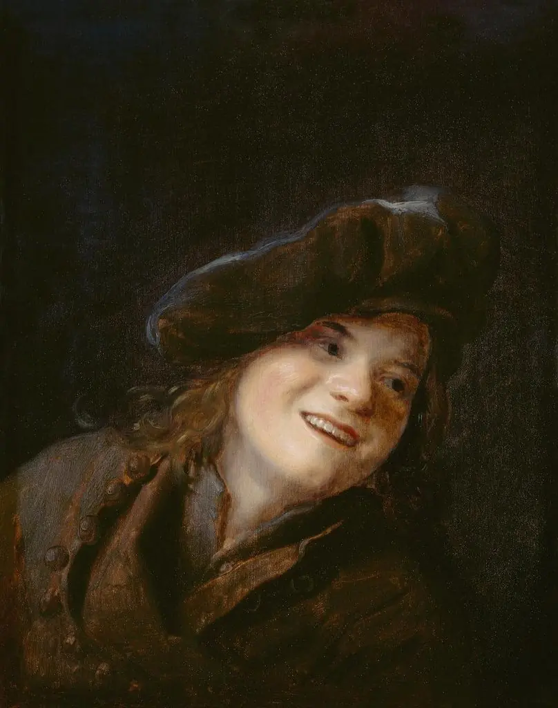 Brustbild eines lachenden Jungen, by Isaack Luttichuys
