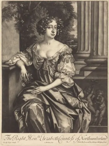 The Right Honorable Elizabeth Countess of Northumberland, by Isaak Beckett
