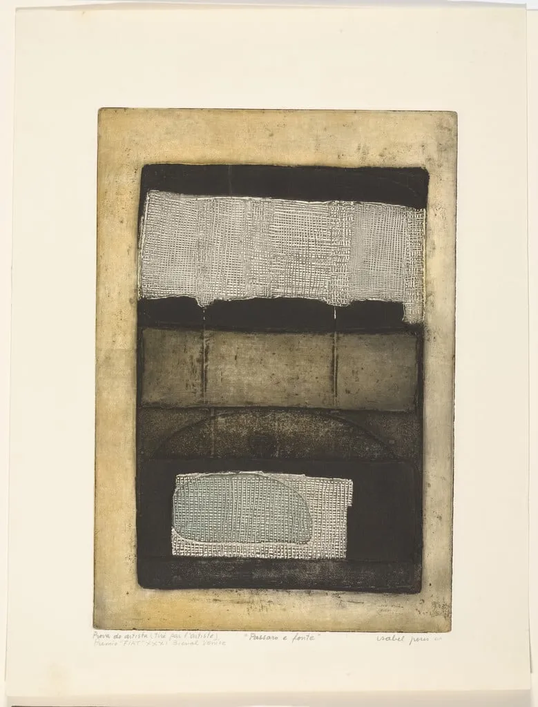 Untitled, by Isabel Pons, ink, 1960