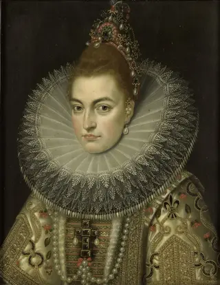 Isabella Clara Eugenia, Consort of Archduke Albert VII, by Frans Pourbus, the Younger