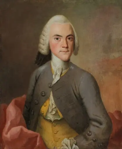 Maatuomari, myöhemmin valtioneuvos Jørgen Wichmand, aateloituna Wichfeld til Engestofte og Ulriksdal (1729-1797), by Isak Wacklin