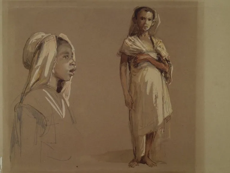 Kabyle Children, by Isidore Pils, unspecified, 1860