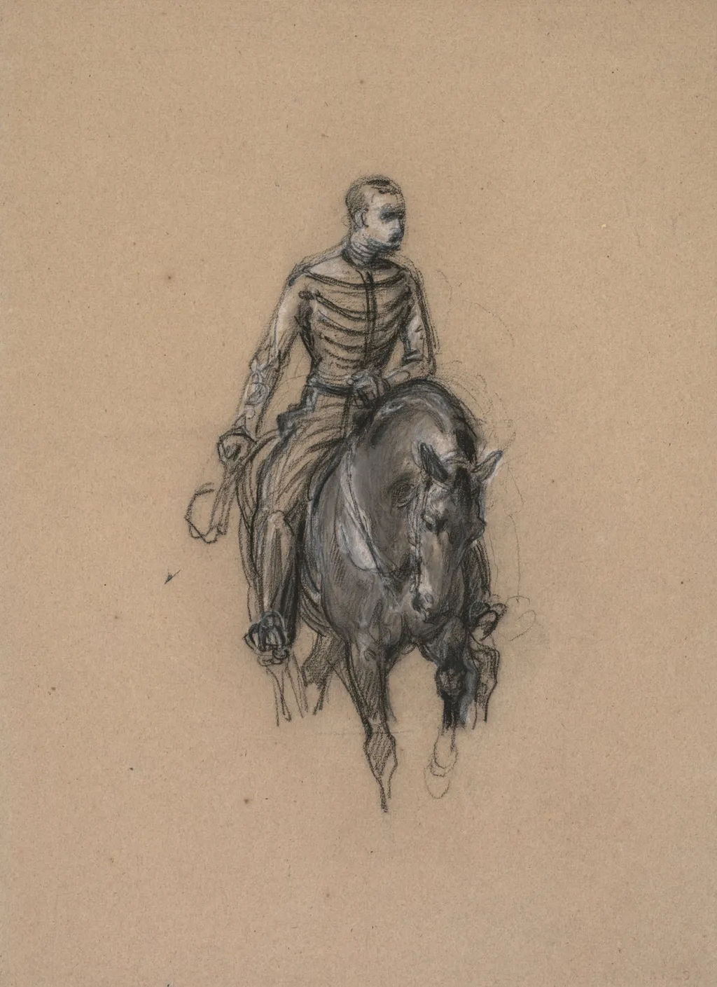 Militaire a cheval (Soldier on Horseback), by Isidore Pils, 1860