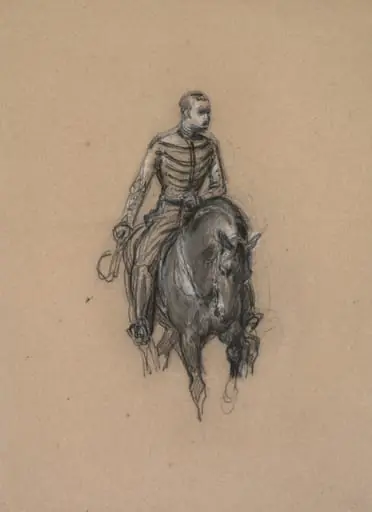 Militaire a cheval (Soldier on Horseback), by Isidore Pils