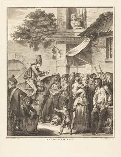 Le charlatan allemand, by Isidore-Stanislas Helman