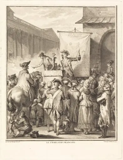 Le charlatan français, by Isidore-Stanislas Helman