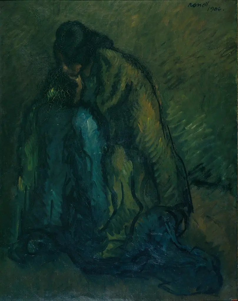 Thinking, by Isidre Nonell
