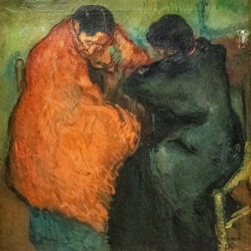Two Gypsy Women, by Isidre Nonell