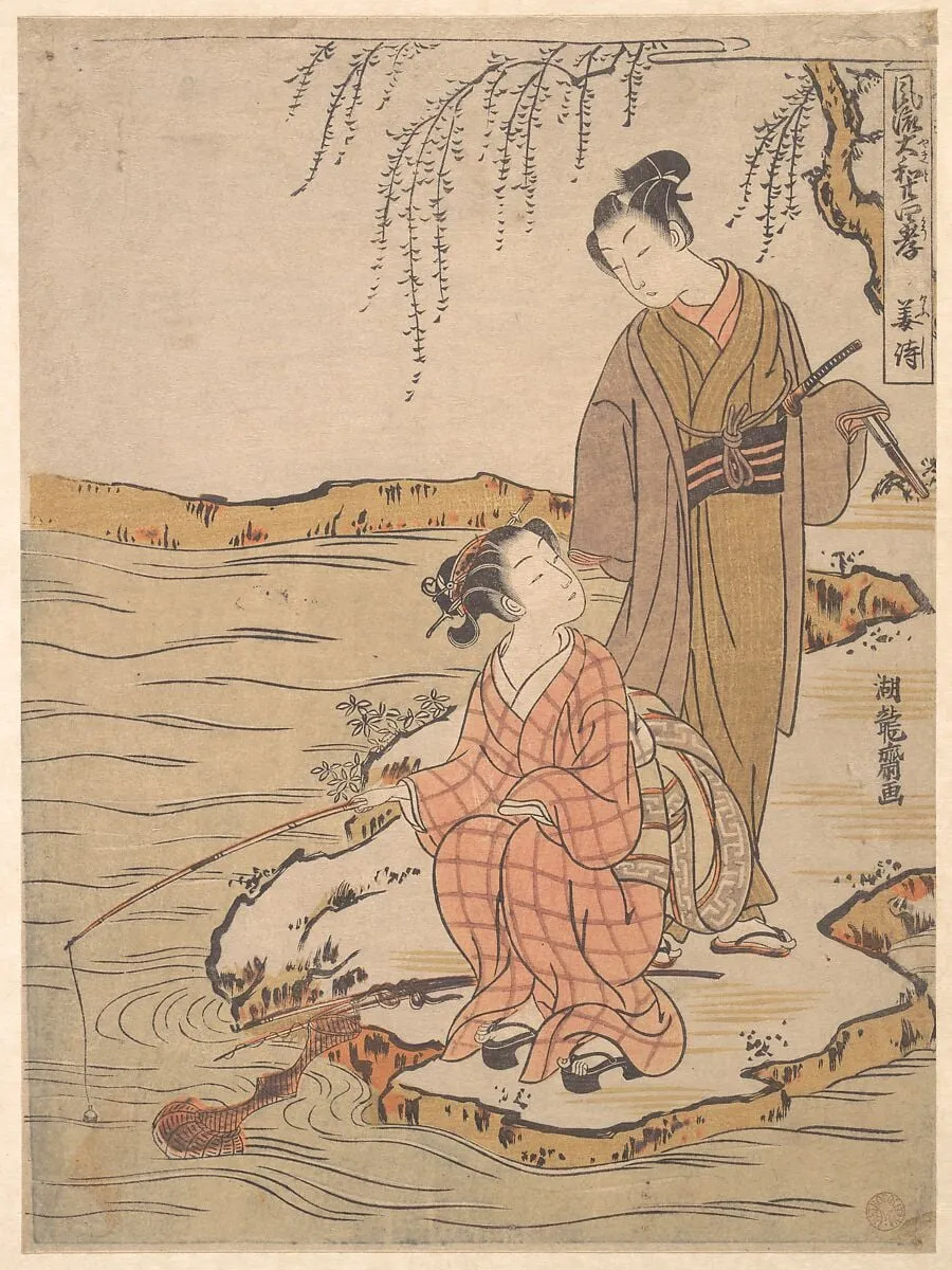 Untitled, by Isoda Koryūsai, ink, 1765
