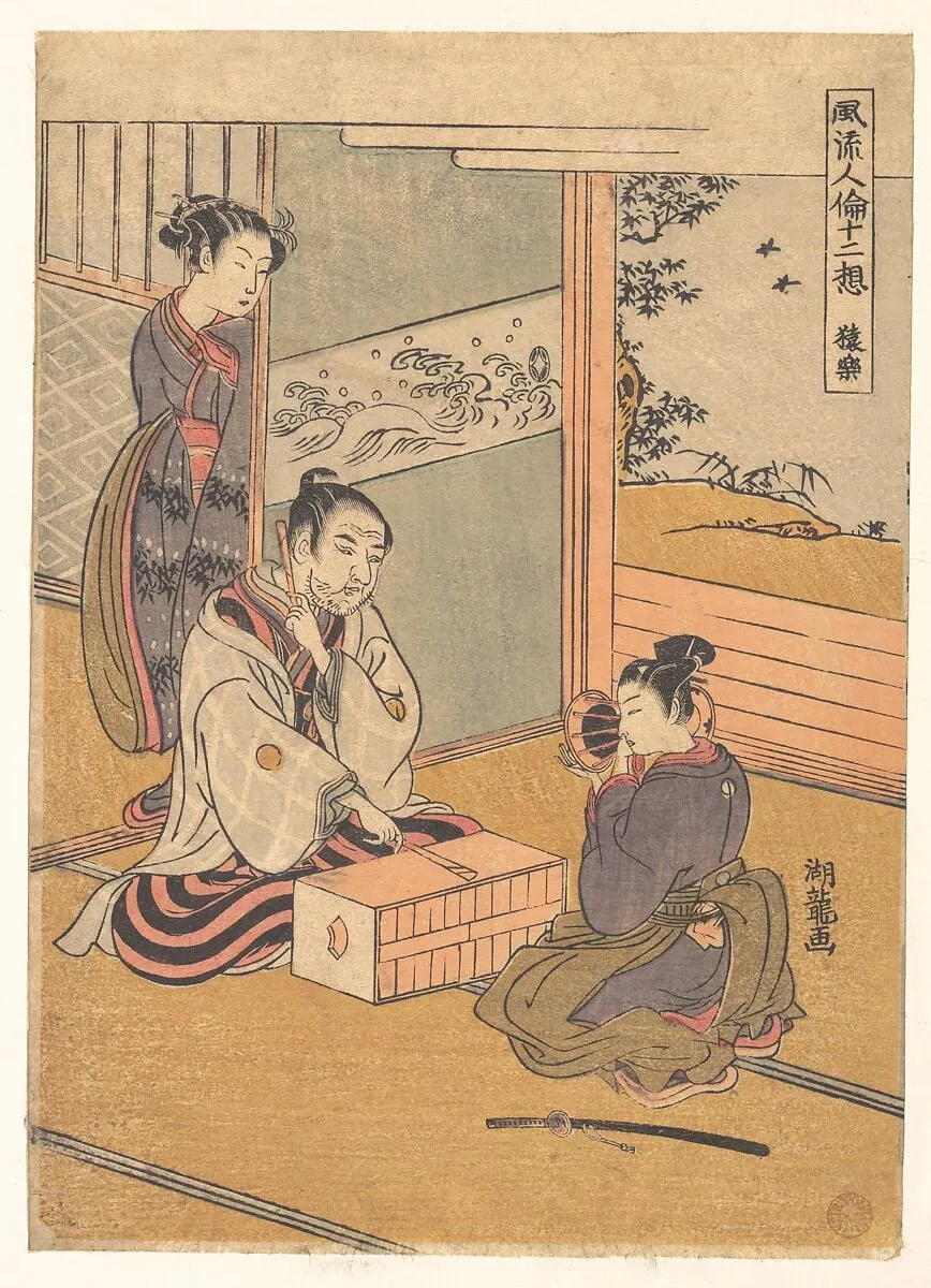 Untitled, by Isoda Koryūsai, ink, 1760