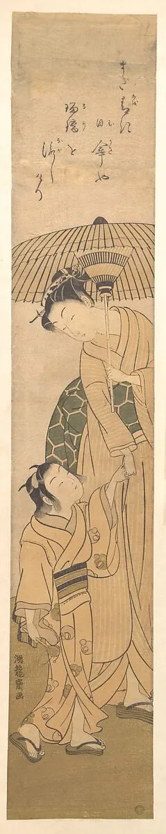 Untitled, by Isoda Koryūsai, ink, 1769
