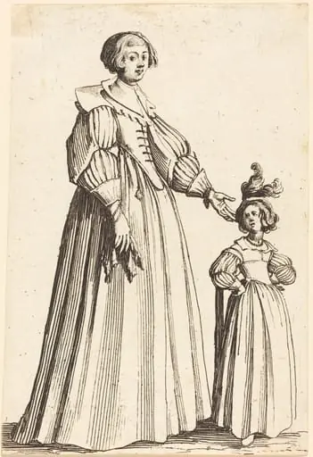 Catherine Kuttinger, Callot's Wife, by Israel Henriet