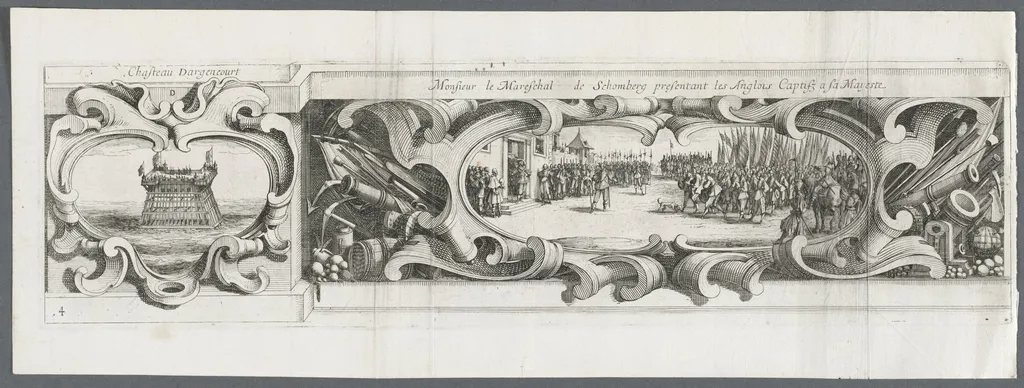 The Siege of La Rochelle: Plate 14, by Israel Henriet, 1629