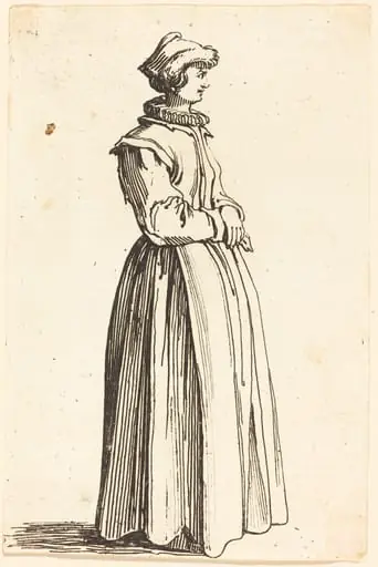 Young Woman, in Profile, Facing Right, by Israel Henriet