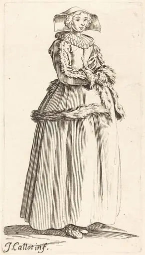 Young Woman with Hands Folded, Facing Right, by Israel Henriet