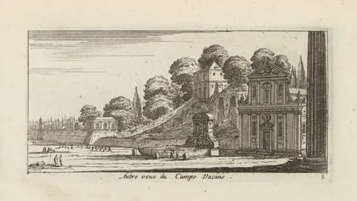 Autre veue du Campo Vacine, by Israël Silvestre