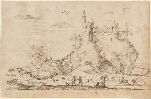 Castle under Siege, by Israël Silvestre
