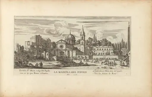 La Madona del Popolo, by Israël Silvestre