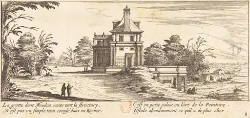 Le Grotte de Meudon, by Israël Silvestre