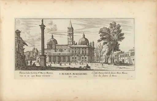 S. Maria Maggiore, by Israël Silvestre