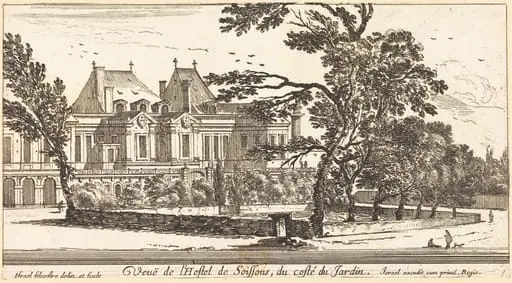 Veue de l'Hostel de Soissons, by Israël Silvestre