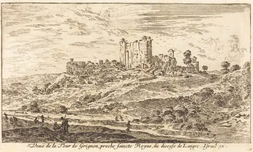 Veue de la Tour de Grignon, by Israël Silvestre