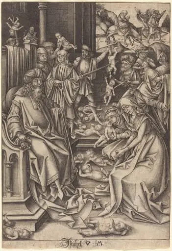 Massacre of the Innocents, by Israhel van Meckenem