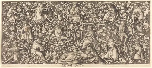 Ornament with the Tree of Jesse, by Israhel van Meckenem