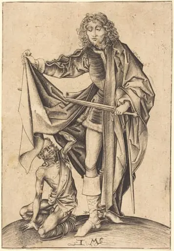 Saint Martin, by Israhel van Meckenem