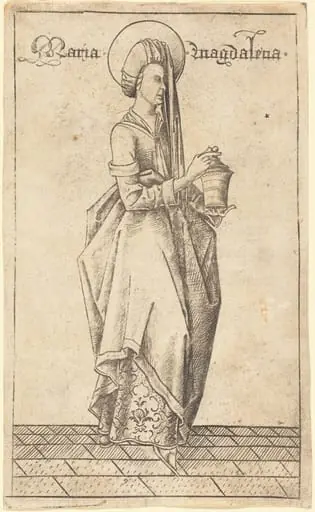 Saint Mary Magdalene, by Israhel van Meckenem