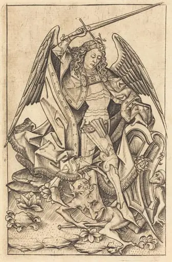 Saint Michael, by Israhel van Meckenem