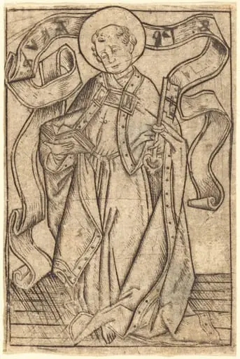 Saint Peter, by Israhel van Meckenem