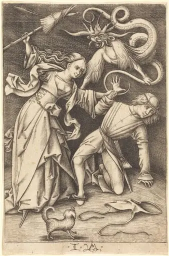 The Angry Wife, by Israhel van Meckenem