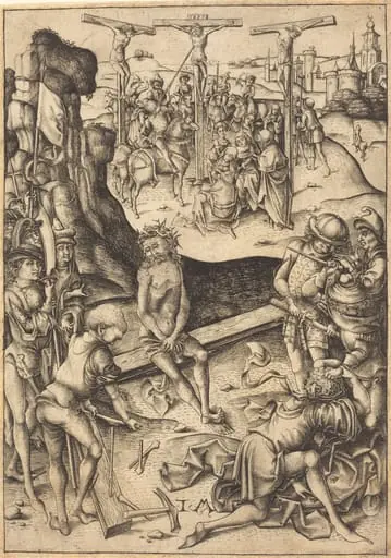 The Crucifixion, by Israhel van Meckenem