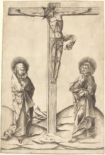 The Crucifixion, by Israhel van Meckenem