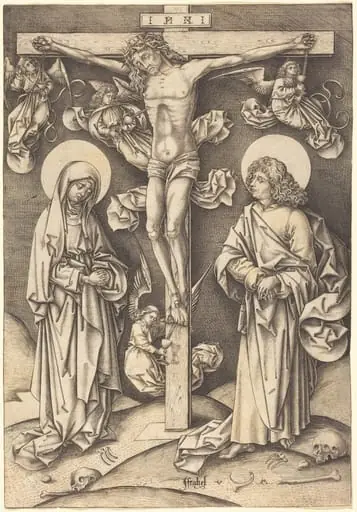 The Crucifixion, by Israhel van Meckenem