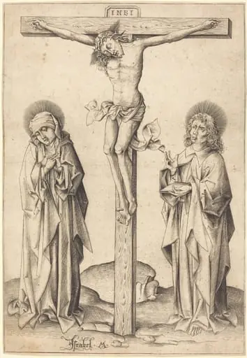 The Crucifixion, by Israhel van Meckenem
