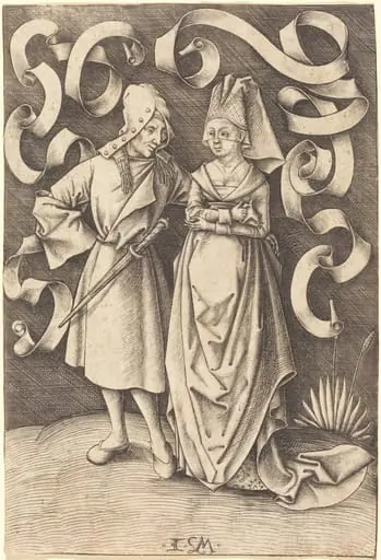 The Dissimilar Couple, by Israhel van Meckenem