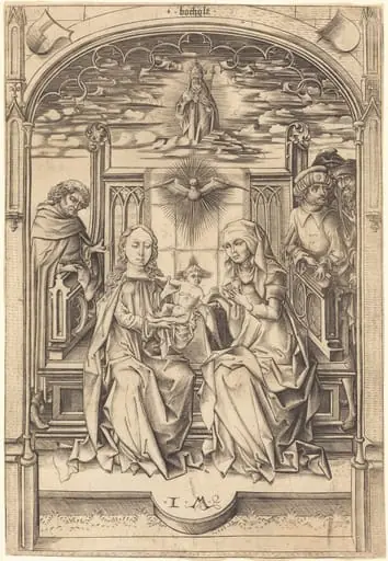 The Holy Family, by Israhel van Meckenem
