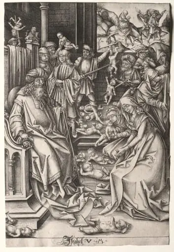 The Life of the Virgin: The Massacre of the Innocents, by Israhel van Meckenem