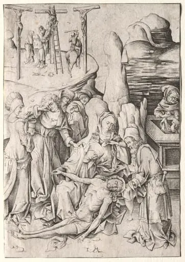 The Passion:  The Lamentation, by Israhel van Meckenem