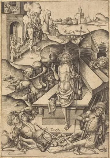 The Resurrection, by Israhel van Meckenem