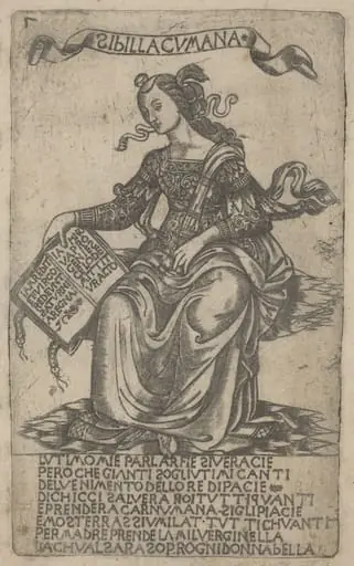 Cumaean Sibyl, by Italian 15th Century
