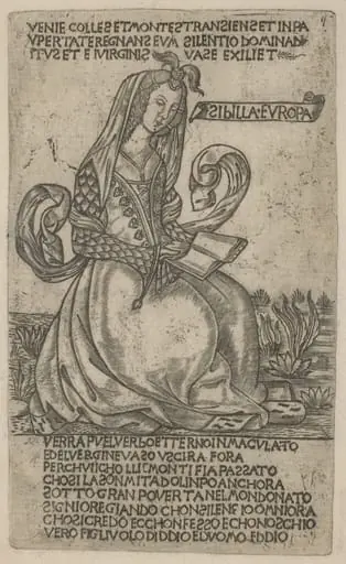 European Sibyl, by Italian 15th Century