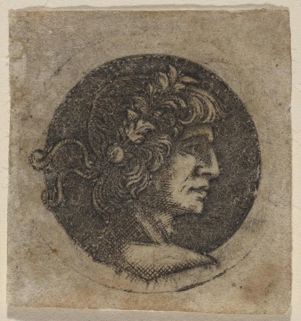 Head of a Roman Emperor, by Italian 15th Century, 1480