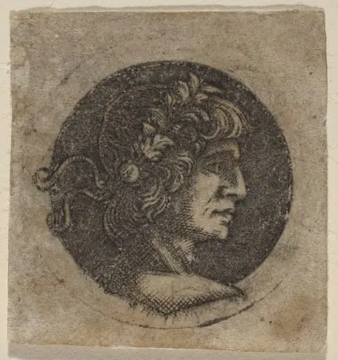 Head of a Roman Emperor, by Italian 15th Century