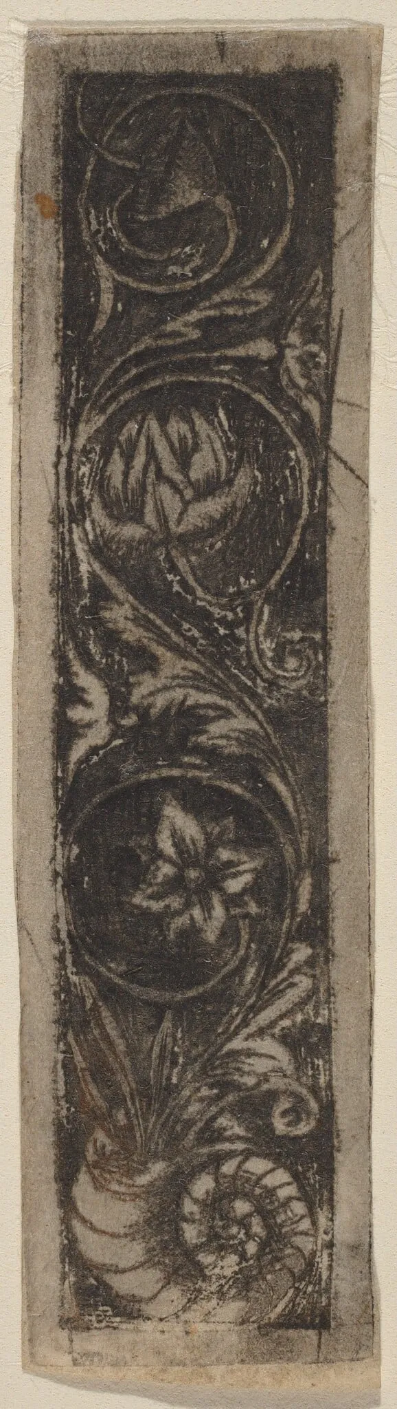 Oblong Ornament Panel, by Italian 15th Century, 1480