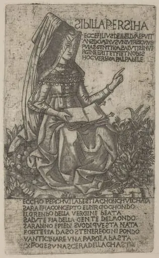 Persian Sibyl, by Italian 15th Century